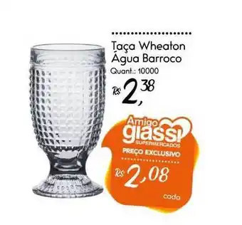 Taça Wheaton água Barroco