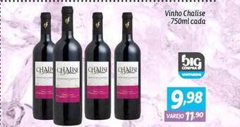 Supermercados Big Compra Vinho chalise cada oferta