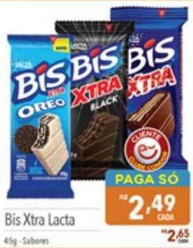 Supermercados Condor Bis xtra lacta oferta