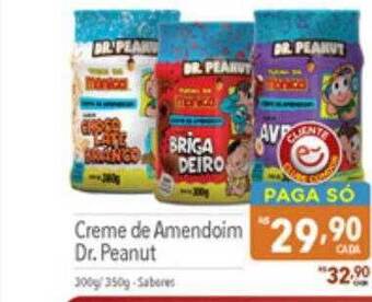 Supermercados Condor Creme de amendoim dr peanut oferta