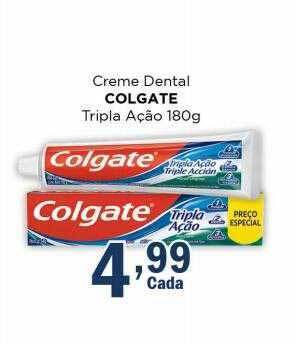 Supermercados Mundial Creme dental colgate tripla ação oferta