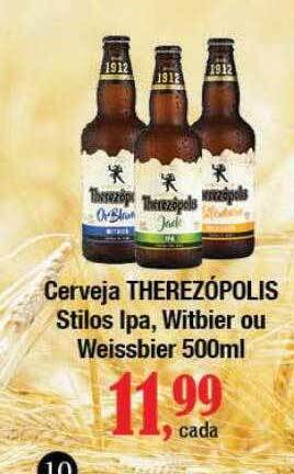 Supermercados Unidos Cerveja therezópolis stilos ipa witbier ou weissbier oferta