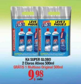 Supermercados Unidos Kit super globo 2 cloros ativos oferta