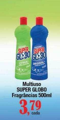 Supermercados Unidos Multiuso super globo fragrâncias oferta