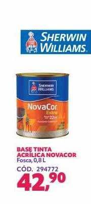 Telhanorte Base tinta acrilica novacor oferta