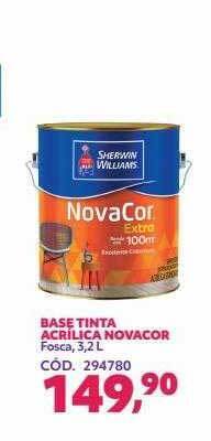 Telhanorte Base tinta acrílica novacor oferta