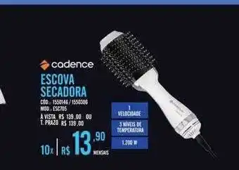 Zema Escova secadora cadence oferta