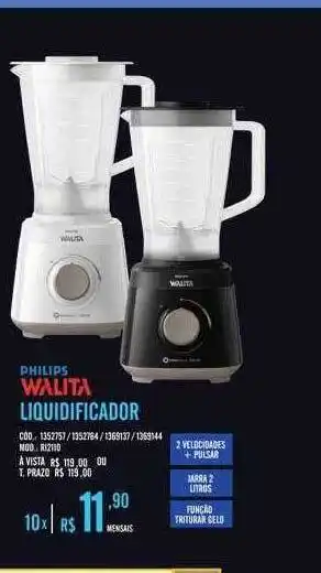 Zema Philips walita liquidificador oferta