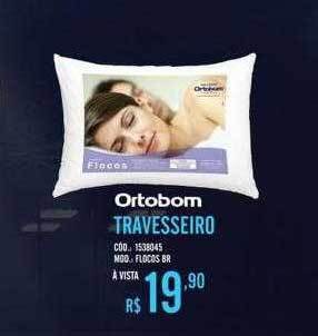 Zema Ortobom travesseiro oferta