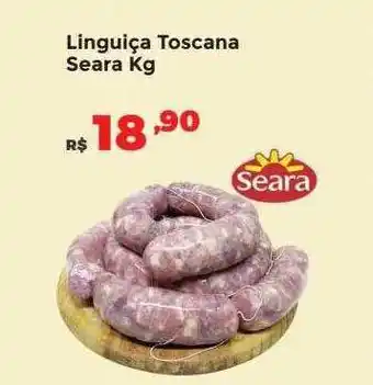 Villarreal Supermercados Linguiça toscana seara oferta