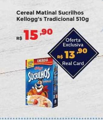 Cereal matinal sucrilhos kellogg's tradicional