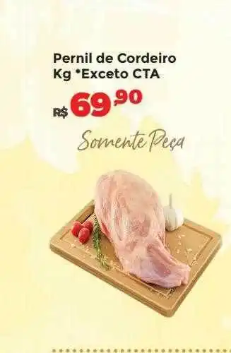 Villarreal Supermercados Pernil de cordeiro exceto cta oferta
