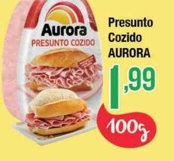 Supermercados Unidos Presunto cozido aurora oferta