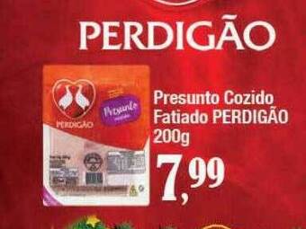 Supermercados Unidos Presunto cozido fatiado perdigão oferta