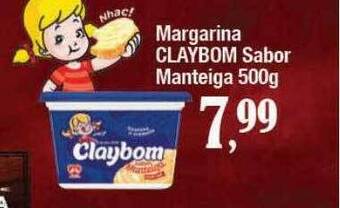 Supermercados Unidos Margarina claybom sabor manteiga oferta