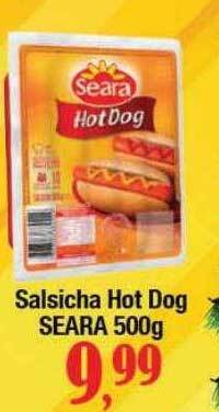 Supermercados Unidos Salsicha hot dog seara oferta