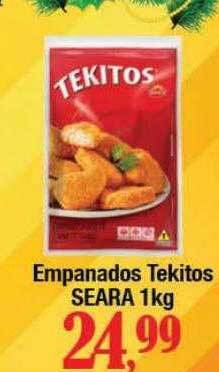 Supermercados Unidos Empanados tekitos seara oferta