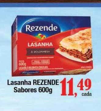 Supermercados Unidos Lasanha rezende sabores oferta