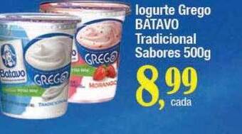 Supermercados Unidos Iogurte grego batavo tradicional sabores oferta