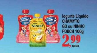 Supermercados Unidos Iogurte líquido chamyto go ou ninho pouch oferta