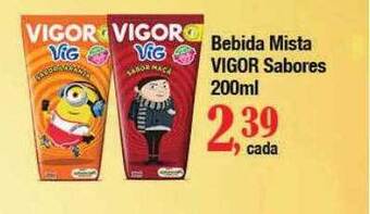 Supermercados Unidos Bebida mista vigor sabores oferta