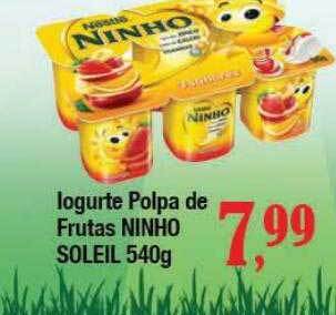 Iogurte polpa de frutas ninho soleil