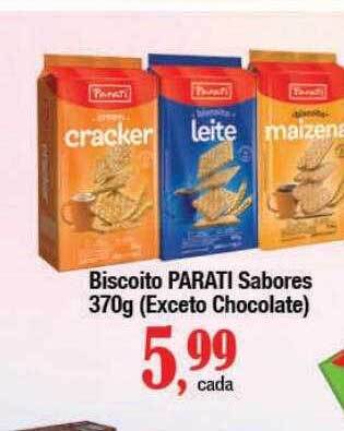 Supermercados Unidos Biscoito parati sabores oferta
