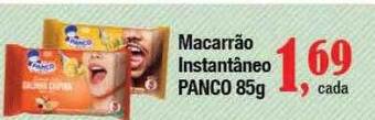 Supermercados Unidos Macarrão instantâneo panco oferta