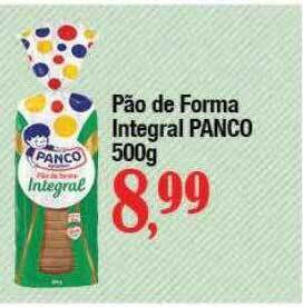 Supermercados Unidos Pão de forma integral panco oferta