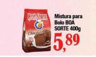 Supermercados Unidos Mistura para bolo boa sorte oferta