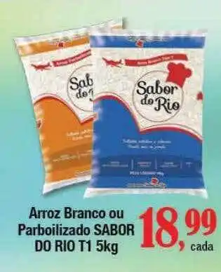Supermercados Unidos Arroz branco ou parboilizado sabor do rio t1 oferta