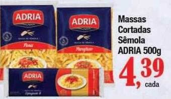 Supermercados Unidos Massas cortadas sêmola adria oferta