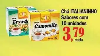 Supermercados Unidos Chá italianinho oferta