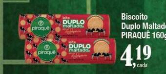 Supermercados Unidos Biscoito duplo maltado piraquê oferta