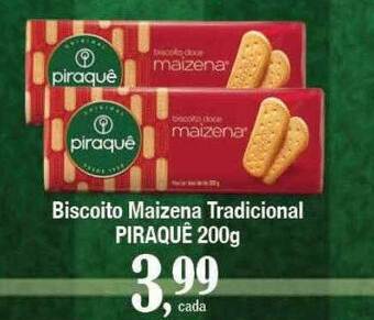 Supermercados Unidos Biscoito maizena tradicional piraquê oferta