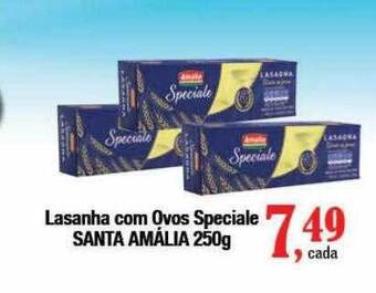 Supermercados Unidos Lasanha com ovos speciale santa amália oferta