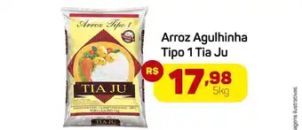 Arroz agulhinha tipo 1 tia ju
