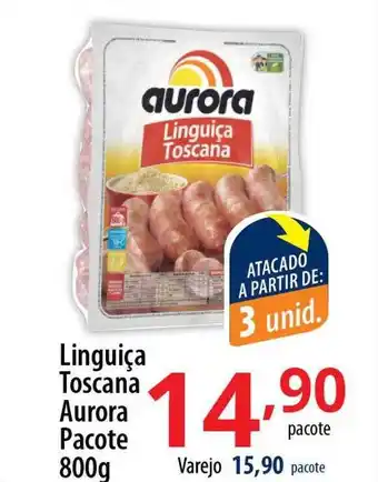 Linguiça toscana aurora pacote