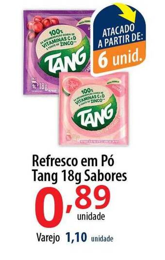 Akki Atacadista Refresco em pó tang sabores oferta