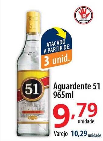 Akki Atacadista Aguardente 51 oferta