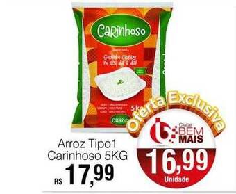 Supermercado Bem Barato Arroz tipo 1 carinhoso oferta