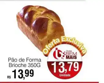 Supermercado Bem Barato Pão de forma brioche oferta