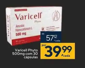 Drogaria Coop Varicell phyto 500mg com 30 cápsulas oferta