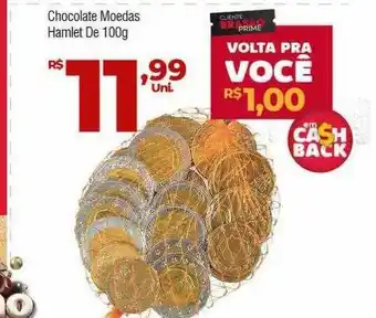 Brasão Supermercados Chocolate moedas hamlet oferta
