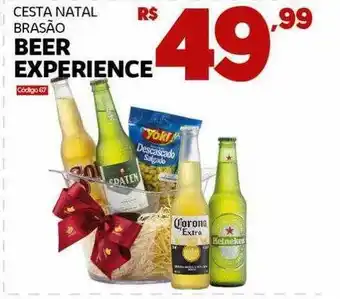 Brasão Supermercados Cesta natal brasão beer experience oferta
