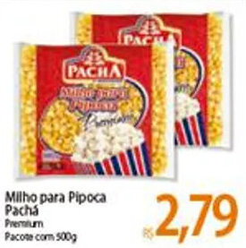 Atacadão Milho Para Pipoca Pacha 500g oferta