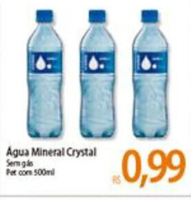 Atacadão Agua Mineral Crystal 500ml oferta