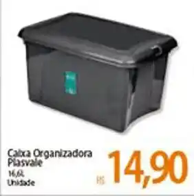 Atacadão Caixa Organizadora Plasvale 16.6L oferta