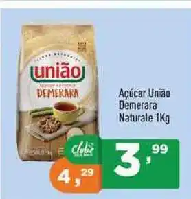 Supermercados Pague Menos Açúcar União Demerara Naturale 1kg oferta