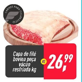 Frangolândia Capa de file bovina peca vacuo resfriada 1kg oferta